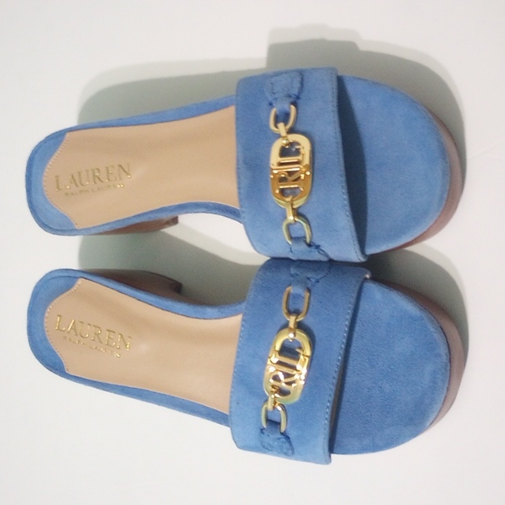 NWOT LAUREN Ralph Lauren-  Roxanne Heeled Dress Sandals